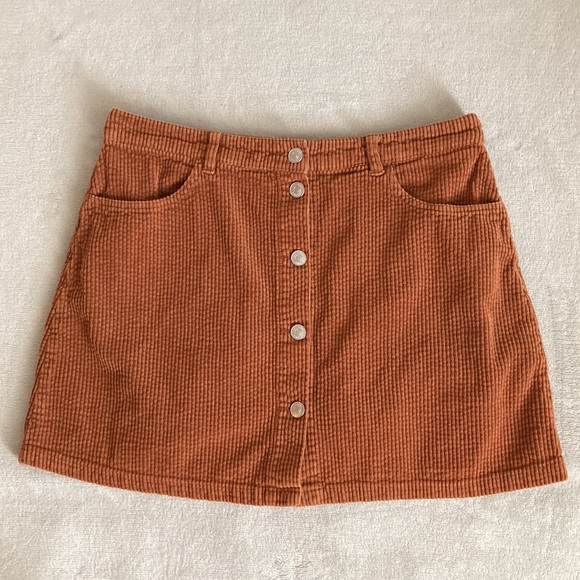 ZARA corduroy mini skirt size large - Picture 4 of 10